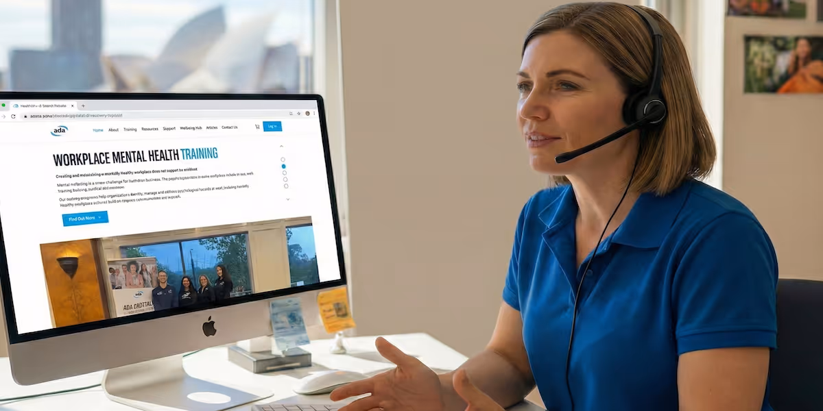 ADA Australia support services - friendly team ready to assist with addiction and mental health support